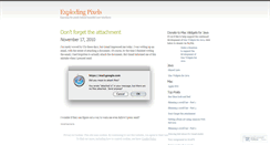 Desktop Screenshot of explodingpixels.wordpress.com