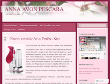 Tablet Screenshot of annaavonpescara.wordpress.com