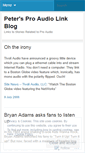 Mobile Screenshot of proaudio.wordpress.com