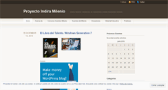Desktop Screenshot of indiramilenio.wordpress.com
