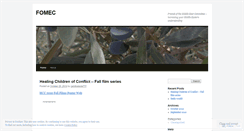 Desktop Screenshot of fomec.wordpress.com