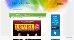 Desktop Screenshot of jakartakotague.wordpress.com