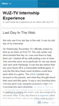 Mobile Screenshot of llinswjzintern.wordpress.com