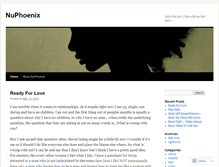 Tablet Screenshot of nuphoenix.wordpress.com