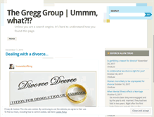 Tablet Screenshot of gregggroup.wordpress.com