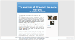 Desktop Screenshot of cinnamonpl.wordpress.com