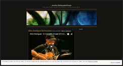 Desktop Screenshot of musicalatinoamericana.wordpress.com