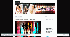 Desktop Screenshot of larissaalinejose.wordpress.com