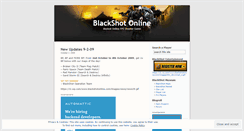 Desktop Screenshot of blackshot.wordpress.com