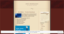 Desktop Screenshot of doncrisologo.wordpress.com