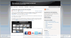 Desktop Screenshot of herramientasproductividad.wordpress.com