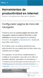 Mobile Screenshot of herramientasproductividad.wordpress.com