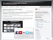Tablet Screenshot of herramientasproductividad.wordpress.com