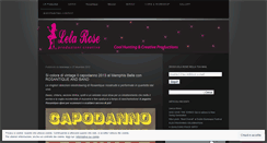 Desktop Screenshot of lelaroseproduzioni.wordpress.com