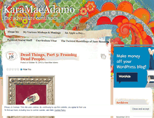 Tablet Screenshot of karamaeadamo.wordpress.com