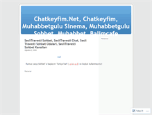 Tablet Screenshot of chatkeyfim.wordpress.com