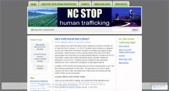 Desktop Screenshot of ncstophumantrafficking.wordpress.com