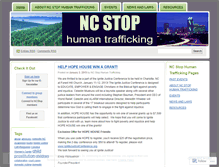 Tablet Screenshot of ncstophumantrafficking.wordpress.com