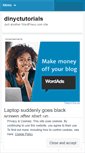Mobile Screenshot of dinyctutorials.wordpress.com