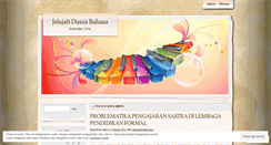 Desktop Screenshot of jelajahduniabahasa.wordpress.com