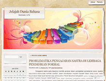 Tablet Screenshot of jelajahduniabahasa.wordpress.com