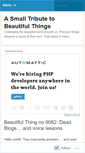 Mobile Screenshot of beautytribute.wordpress.com