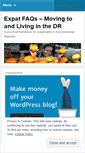 Mobile Screenshot of expatfaqsdr.wordpress.com