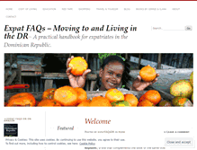 Tablet Screenshot of expatfaqsdr.wordpress.com