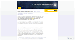 Desktop Screenshot of forcedloanmod.wordpress.com