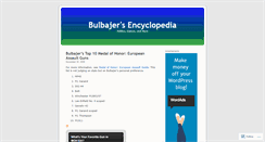Desktop Screenshot of bulbajer.wordpress.com