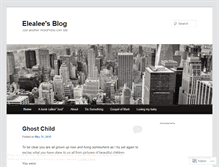 Tablet Screenshot of elealee.wordpress.com