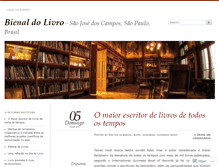 Tablet Screenshot of bienaldolivro.wordpress.com