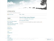 Tablet Screenshot of ezhairsalon.wordpress.com