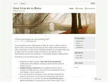 Tablet Screenshot of joseluisdelarosa.wordpress.com