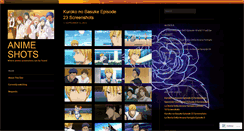 Desktop Screenshot of animecaptures.wordpress.com