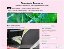 Tablet Screenshot of grandmastreasures.wordpress.com