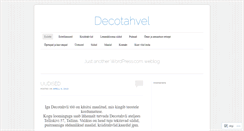 Desktop Screenshot of decotahvel.wordpress.com