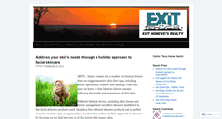 Desktop Screenshot of exithomevets.wordpress.com