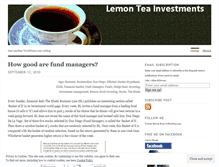 Tablet Screenshot of ltinvestments.wordpress.com