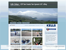 Tablet Screenshot of kellscollegecamp09003.wordpress.com