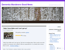 Tablet Screenshot of dementiawanderers.wordpress.com