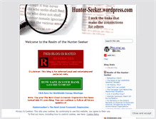 Tablet Screenshot of hunterseeker.wordpress.com