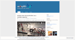Desktop Screenshot of m0rphs.wordpress.com