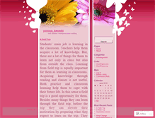 Tablet Screenshot of etsuko.wordpress.com