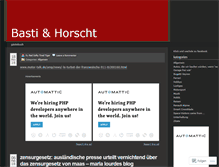 Tablet Screenshot of bastiundhorscht.wordpress.com