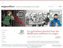 Tablet Screenshot of mignardses.wordpress.com