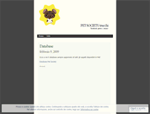 Tablet Screenshot of petsocietyfb.wordpress.com