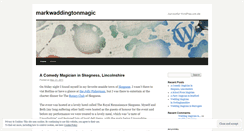 Desktop Screenshot of markwaddingtonmagic.wordpress.com