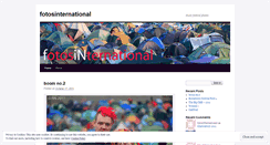 Desktop Screenshot of fotosinternational.wordpress.com