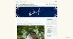 Desktop Screenshot of blueangelphoto.wordpress.com